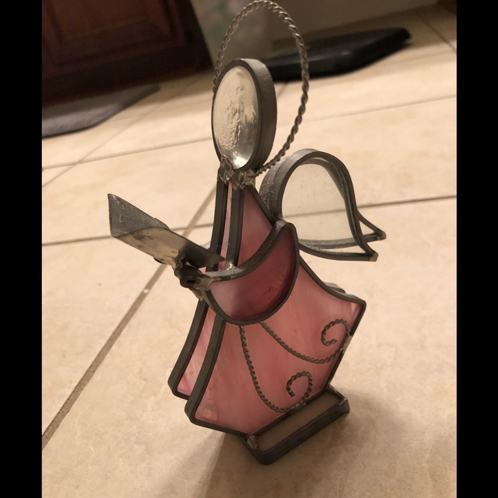 Stained glass angel,hand made.